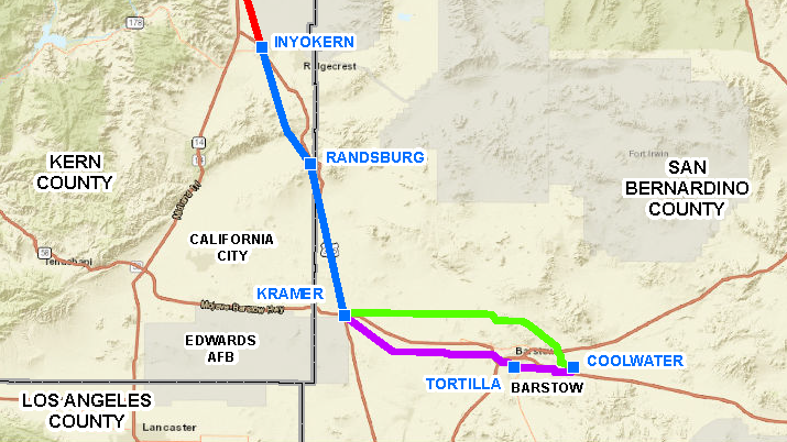 Ivanpah-Control Project map